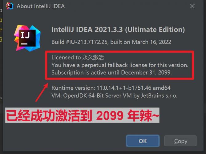 IDEA 2021.3.3最新激活破解教程(可激活至2099年,亲测有效)20230520